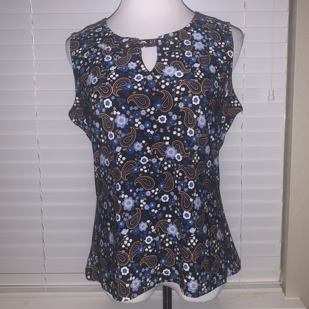 Tommy Hilfiger Paisley Patterned Sleeveless Blouse